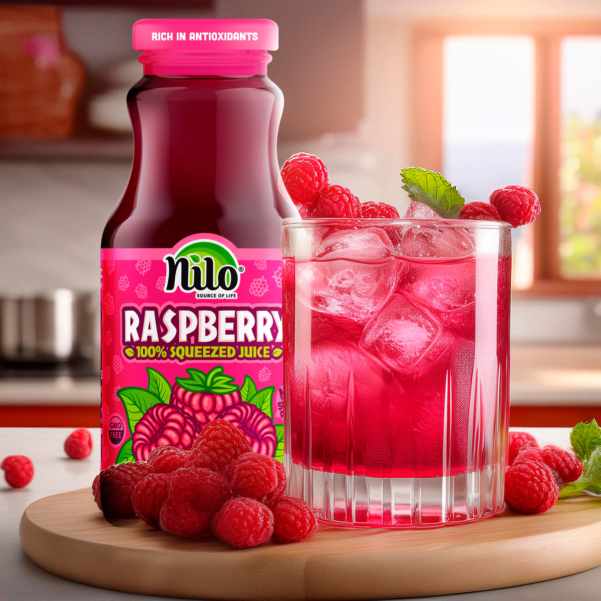 Nilo® Raspberry Juice I 100% Squeezed Juice – NILO
